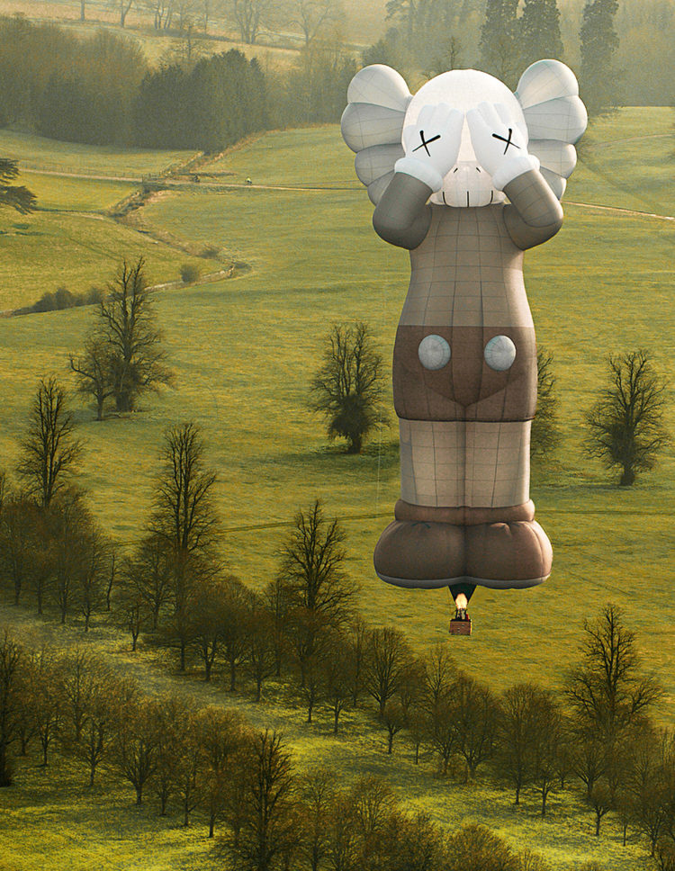 貴重】KAWS 香港展示会限定ポスター 割れれ