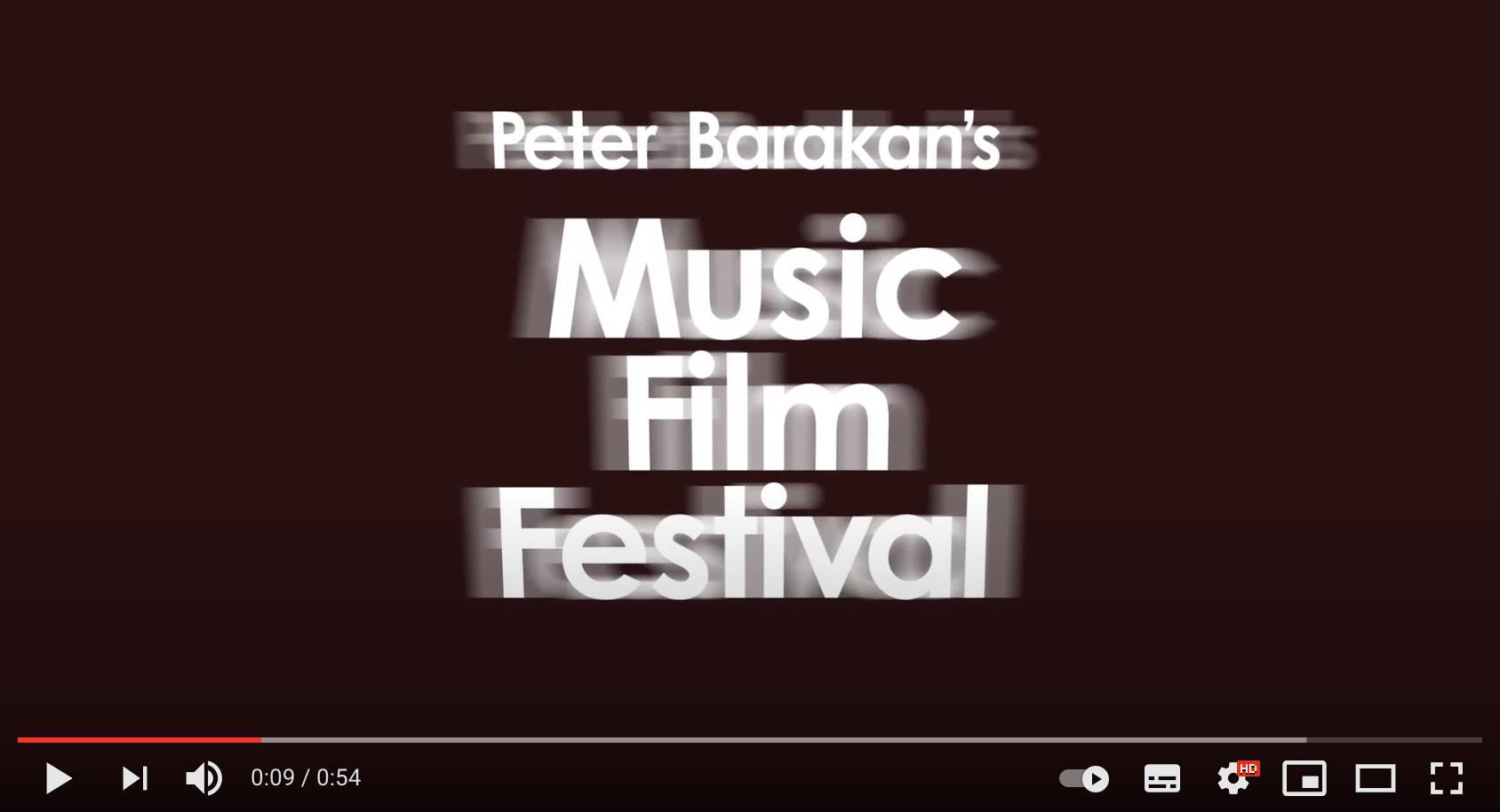 PETER BARAKAN’S MUSIC FILM FESTIVAL