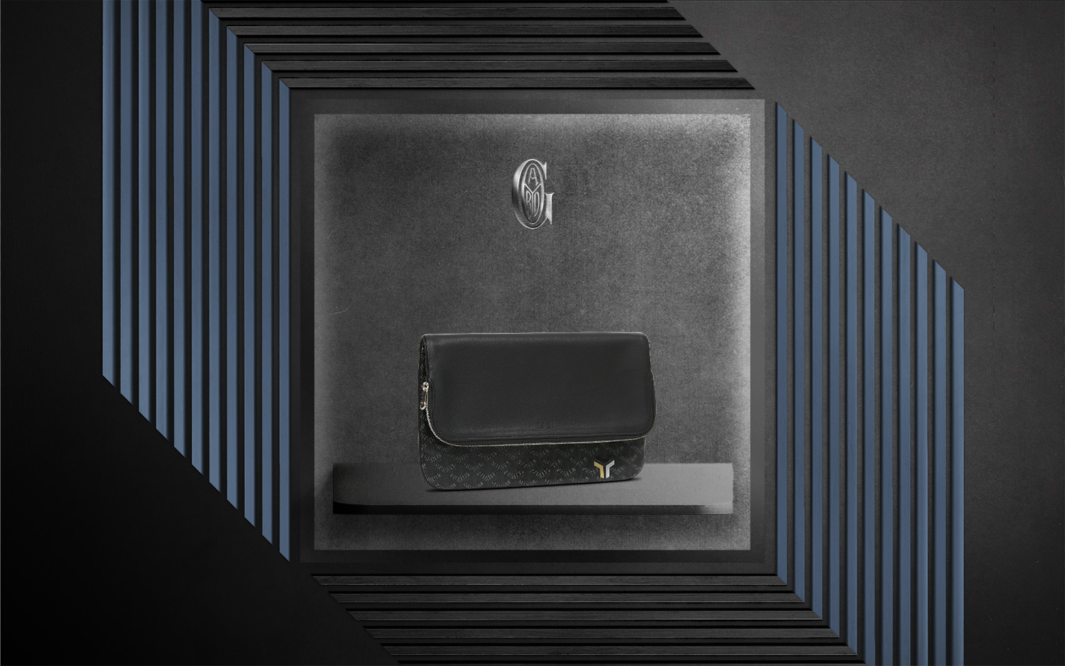 GOYARD 2021 JET BLACK WORLD STAGE | SWAG HOMMES