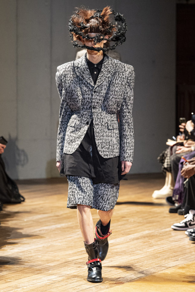 PFW FW23-24 COMME DES GARÇONS HOMME PLUS | SWAG HOMMES
