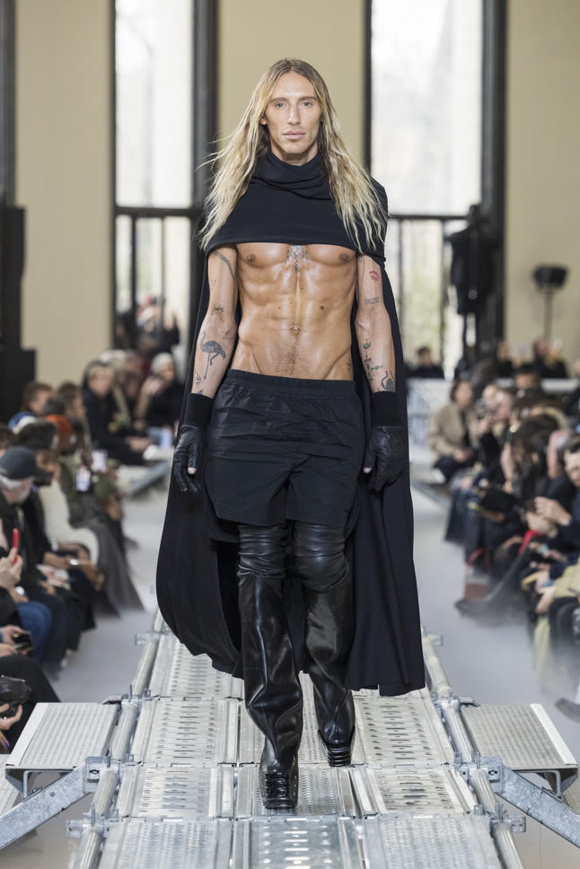 PFW FW23 RICK OWENS MEN'S COLLECTION | SWAG HOMMES