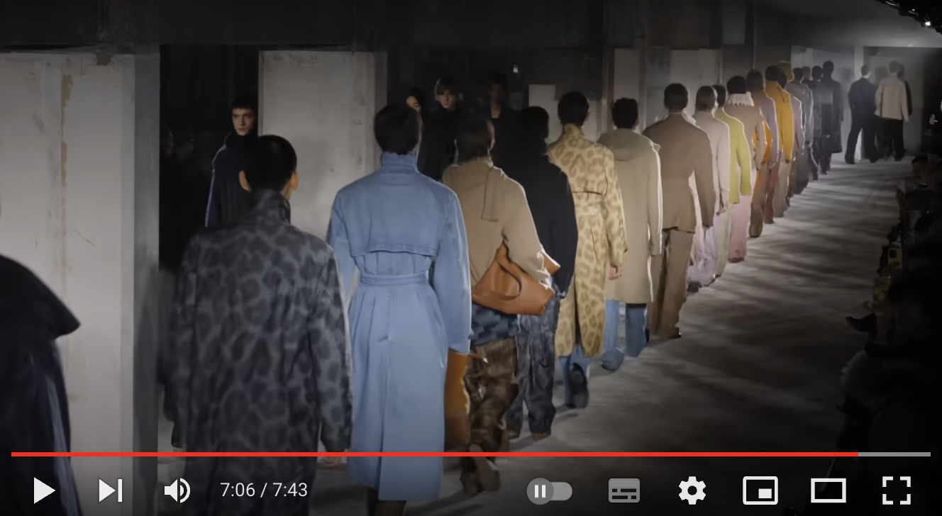 オンライン販売店舗 DRIES VAN NOTEN 蜂柄 水色little beeシャツ 
