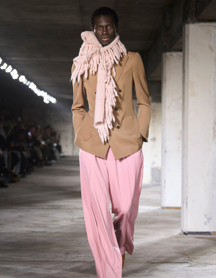 DRIES VAN NOTEN - ドリスヴァンノッテン 24AW ファンネルネック  