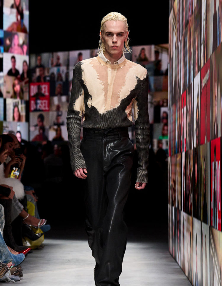 良品 24AW DIESEL ディーゼル O-DYSSEY-P1 イージーロングスカート  