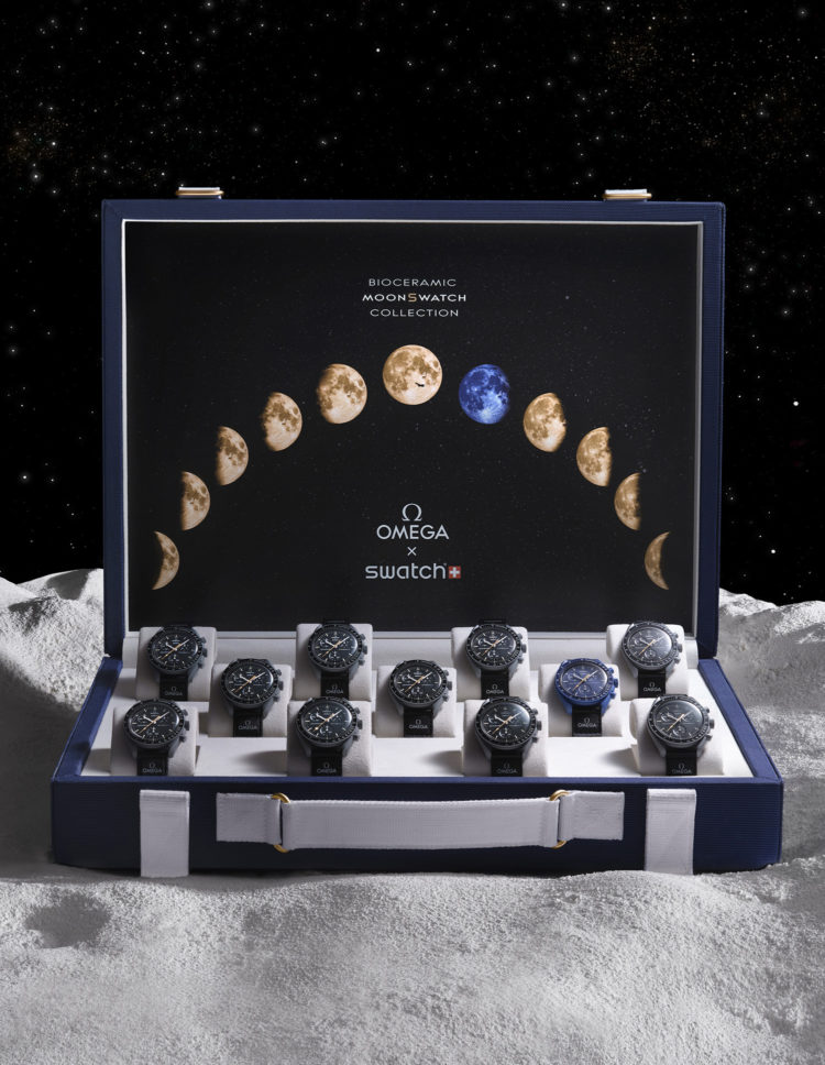 OMEGA × SWATCH THE MOONSWATCH MOONSHINE GOLD AUCTION FOR ORBIS