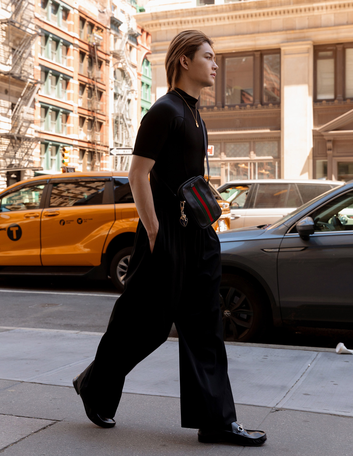 HAYATO SANO WEARING “GUCCI” IN NEW YORK | SWAG HOMMES