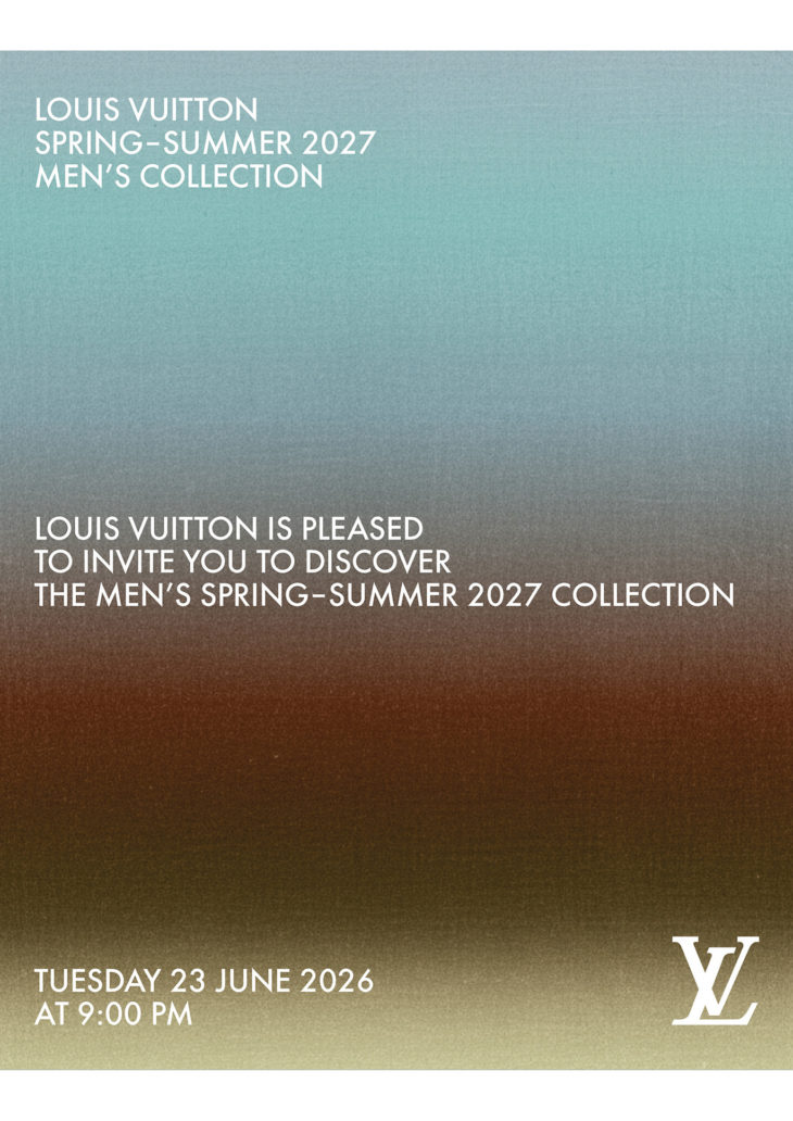 LOUIS VUITTON <br />
SS27 MEN'S <br />
COLLECTION SHOW